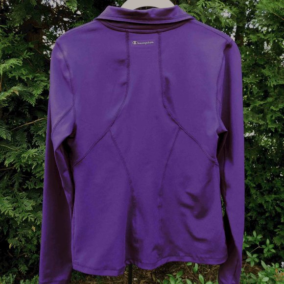 Champion Deep Purple Double Dry Zip-Front Jacket - Picture 2 of 2